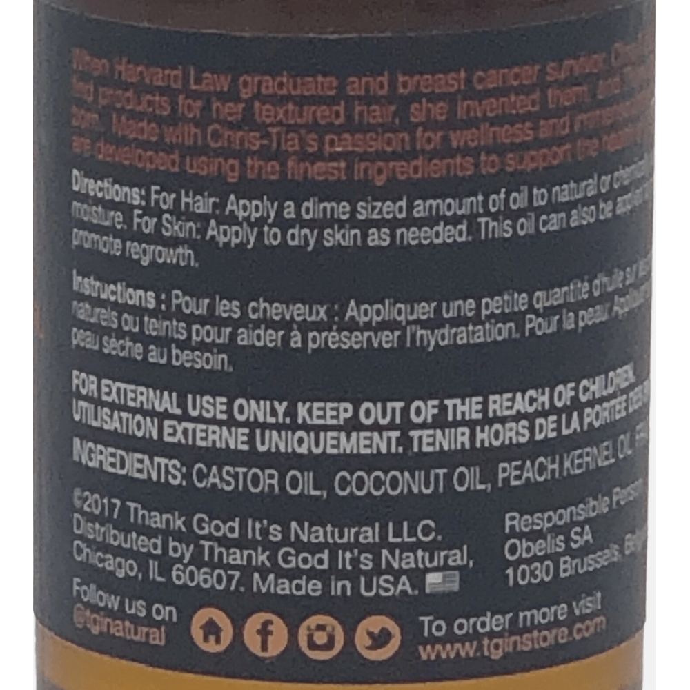 tgin Jamaican Black Castor Oil Hair & Body Serum – 4 oz | Nourishing Moisture & Growth Booster - Beauty Exchange Beauty Supply