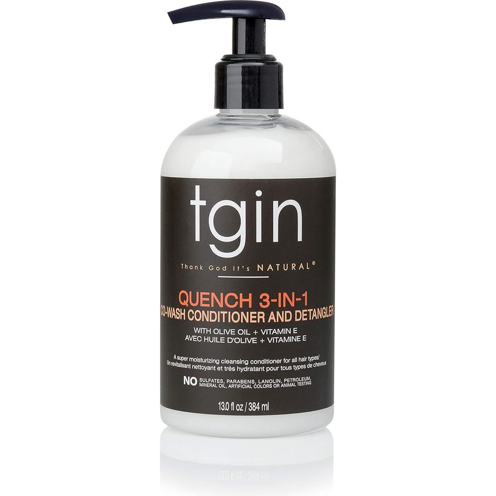 TGIN Quench 3 - in - 1 Co - Wash Conditioner and Detangler – 13 oz | Moisturizing Cleanser, Conditioner & Detangler for Curly, Coily & Wavy Hair - Beauty Exchange Beauty Supply
