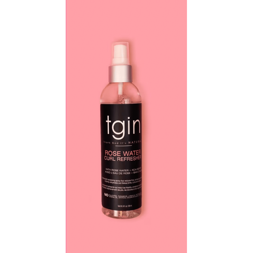 tgin Rose Water Defining Mousse – 8 fl oz | Lightweight Curl Definition & Frizz Control - Beauty Exchange Beauty Supply