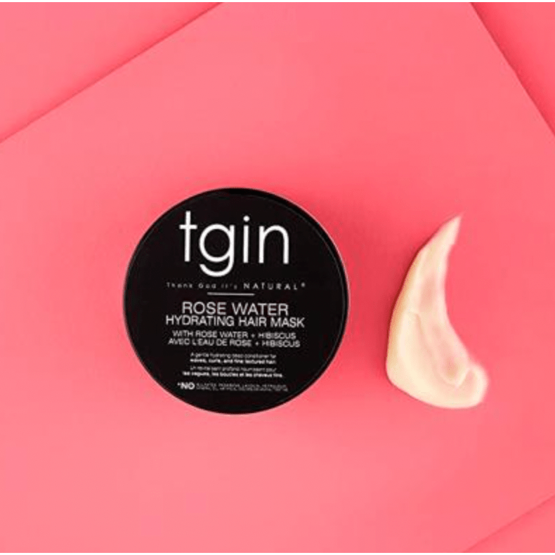 TGIN Rose Water Hydrating Hair Mask – 12 oz | Deep Moisture & Softness for Dry, Damaged Hair - Beauty Exchange Beauty Supply