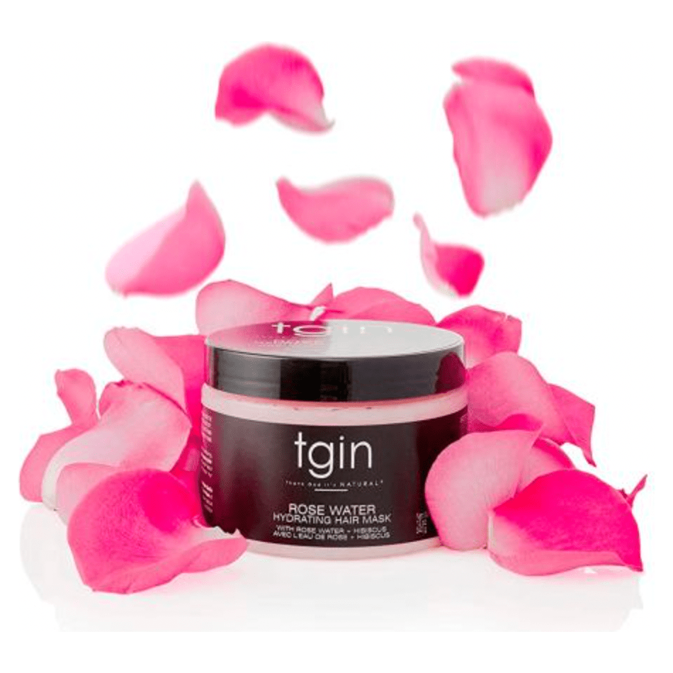 TGIN Rose Water Hydrating Hair Mask – 12 oz | Deep Moisture & Softness for Dry, Damaged Hair - Beauty Exchange Beauty Supply