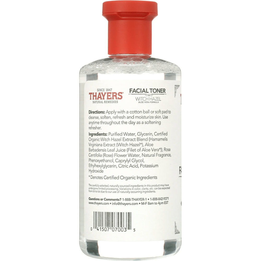Thayers Alcohol - Free Witch Hazel Toner โ Rose Petal & Coconut Water (12 oz) - Beauty Exchange Beauty Supply