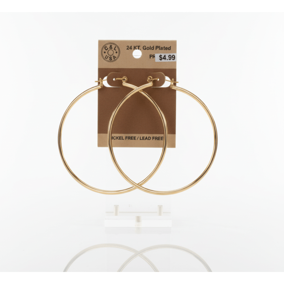 The C&L Fashion Jewelry Pincatch Earrings - Gold - Beauty Exchange Beauty Supply