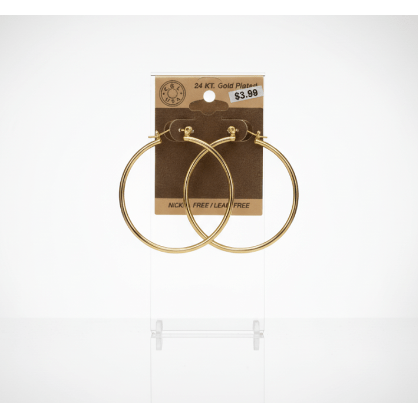 The C&L Fashion Jewelry Pincatch Earrings - Gold - Beauty Exchange Beauty Supply