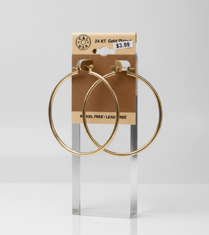 The C&L Fashion Jewelry Pincatch Earrings - Gold - Beauty Exchange Beauty Supply