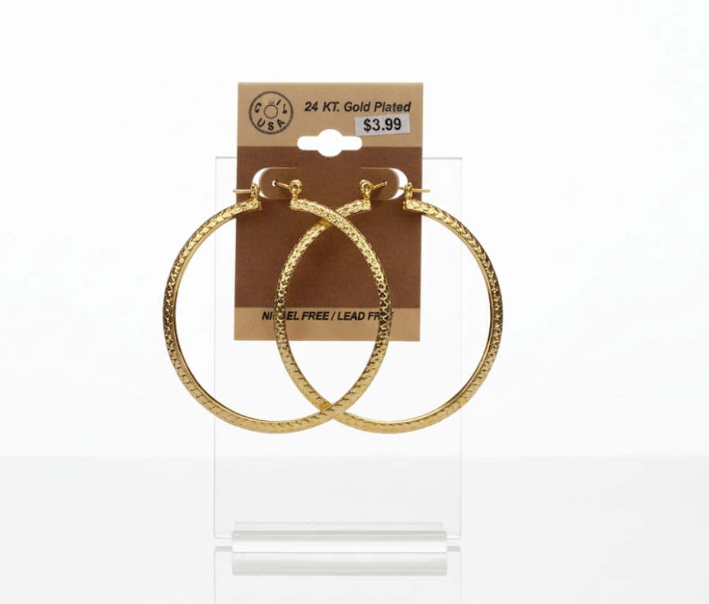 The C&L Fashion Jewelry Pincatch Earrings - Gold - Beauty Exchange Beauty Supply