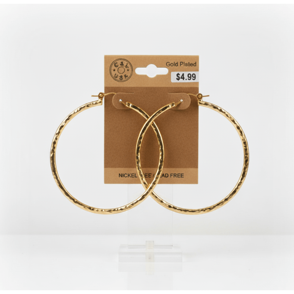 The C&L Fashion Jewelry Pincatch Earrings - Gold - Beauty Exchange Beauty Supply
