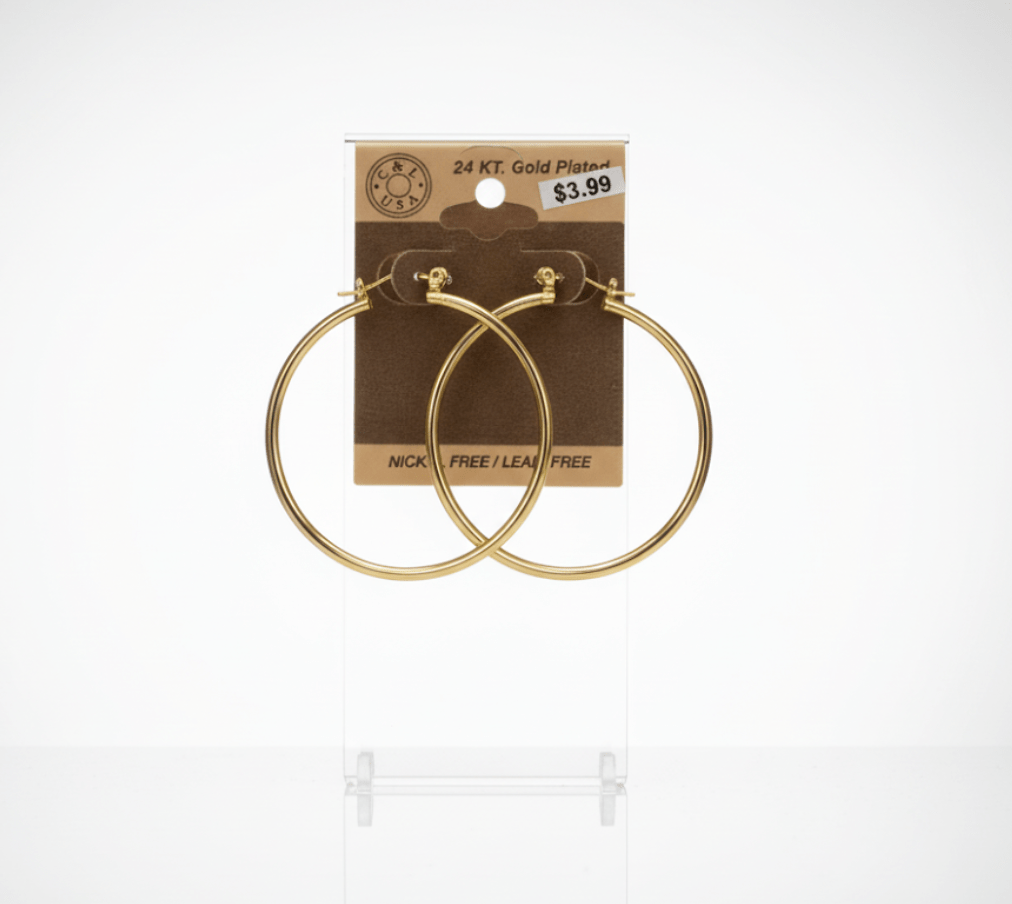 The C&L Fashion Jewelry Pincatch Earrings - Gold - Beauty Exchange Beauty Supply