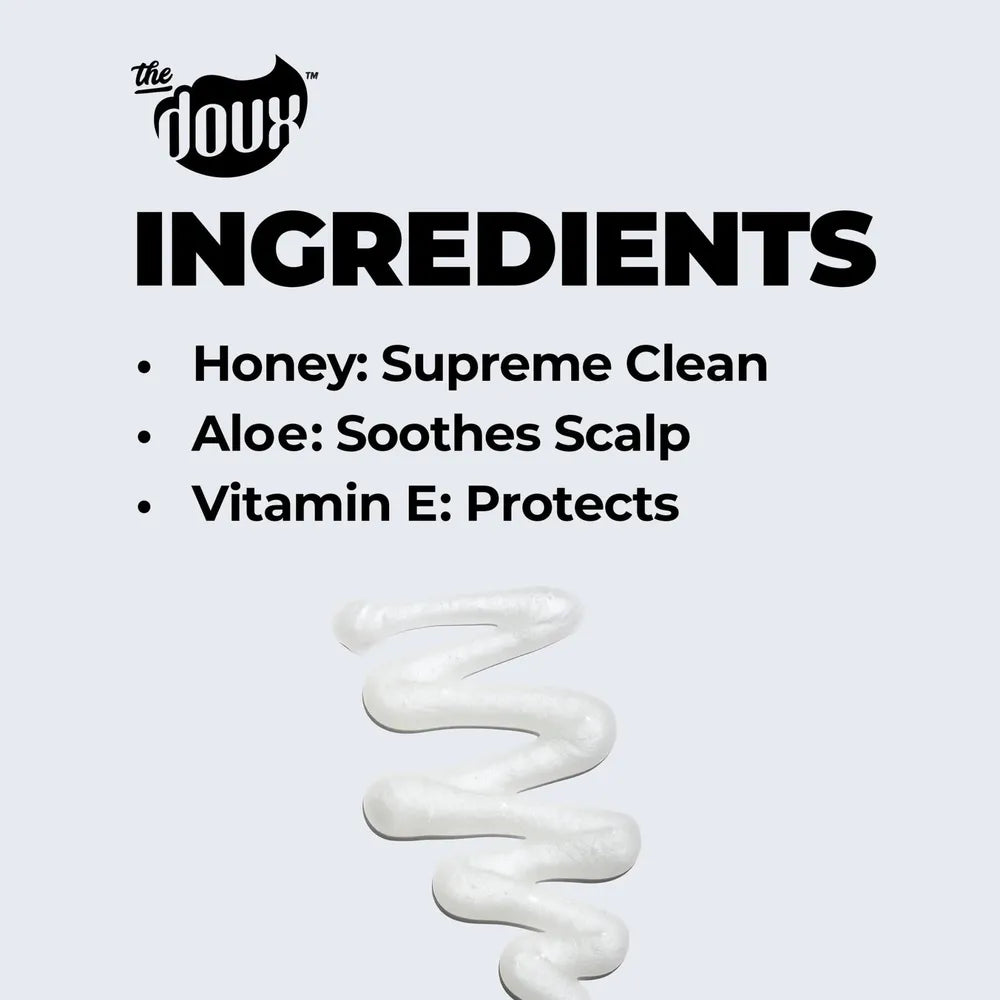 The Doux Bee Girl Ladies First Honey Shampoo | Moisturizing Shampoo with Honey – Cleanse, Soften, Nourish – 8 oz - Beauty Exchange Beauty Supply