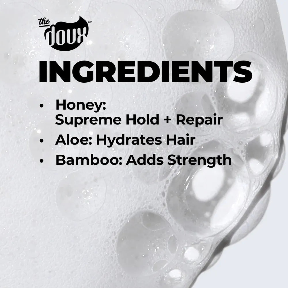 The Doux Bee Girl Super - Charged Honey Setting Foam | Lightweight Foam for Moisture, Hold & Definition โ All Hair Types โ 3.4 oz - Beauty Exchange Beauty Supply