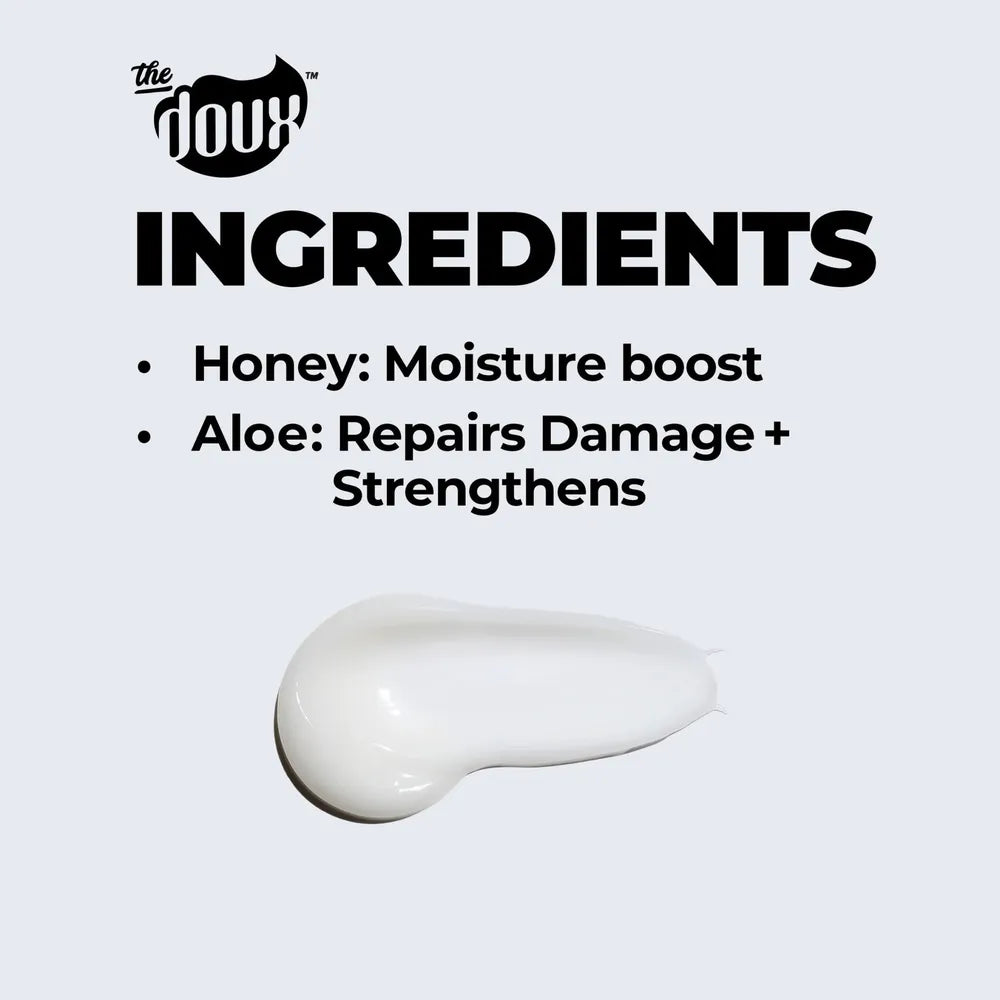 The Doux Bee Girl Sweetest Thing Honey Moisture Mask | Deep Conditioning Hair Mask for Moisture, Repair & Shine โ 16 oz - Beauty Exchange Beauty Supply