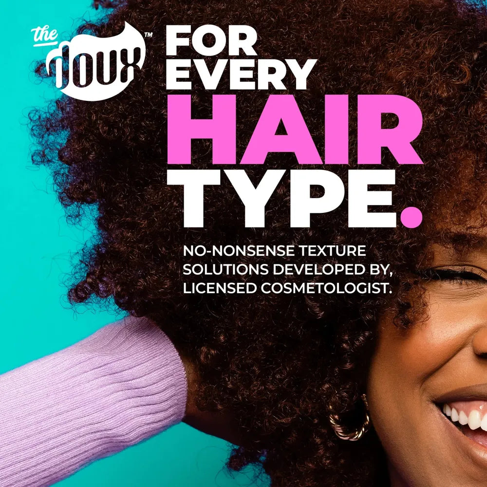 The Doux Bonita Afro Balm – Texture Styling Cream & Pomade – 16 oz Add Shine, Softness & Moisture • Flyaway Tamer for Curls & Textured Hair - Beauty Exchange Beauty Supply