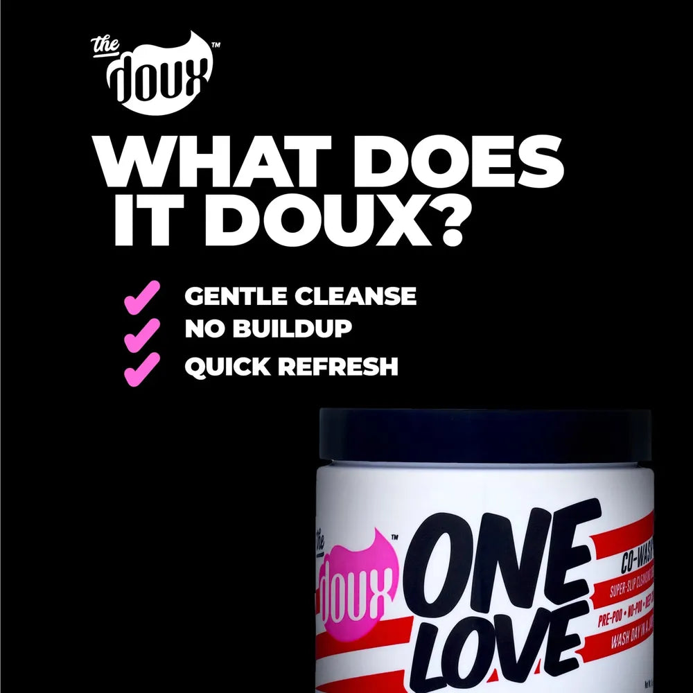 The Doux One Love Co - Wash | Cleanse, Condition & Detangle in One Step โข No Harsh Sulfates or Residue โ 16 oz - Beauty Exchange Beauty Supply