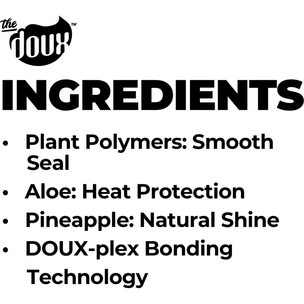 The Doux One - Pass Press Heat Protectant Hair Spray | Thermal Shield โข Sleek Finish โข One Pass Is All You Need โ 4 fl oz - Beauty Exchange Beauty Supply