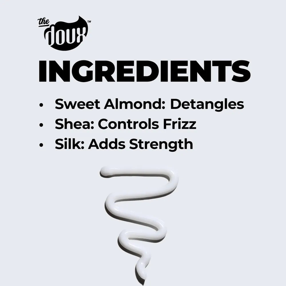 The Doux WE WANT EASY Texture Tamer Leave - In Conditioner | Hydrate โข Detangle โข Frizz Control for Curly & Natural Hair โ 8 oz - Beauty Exchange Beauty Supply