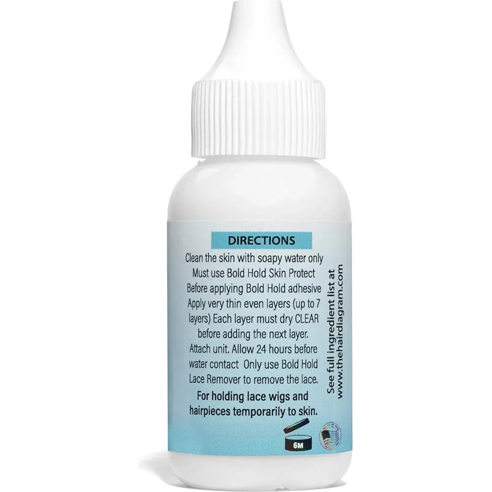 The Hair Diagram - Bold Hold Extreme Creme Reloaded | Strong Hold Glue for Lace Front Wigs and Hair Systems | Invisible Bonding | Non Toxic | No Odor or Latex | Humidity & Water Resistant | 1.3oz - Beauty Exchange Beauty Supply