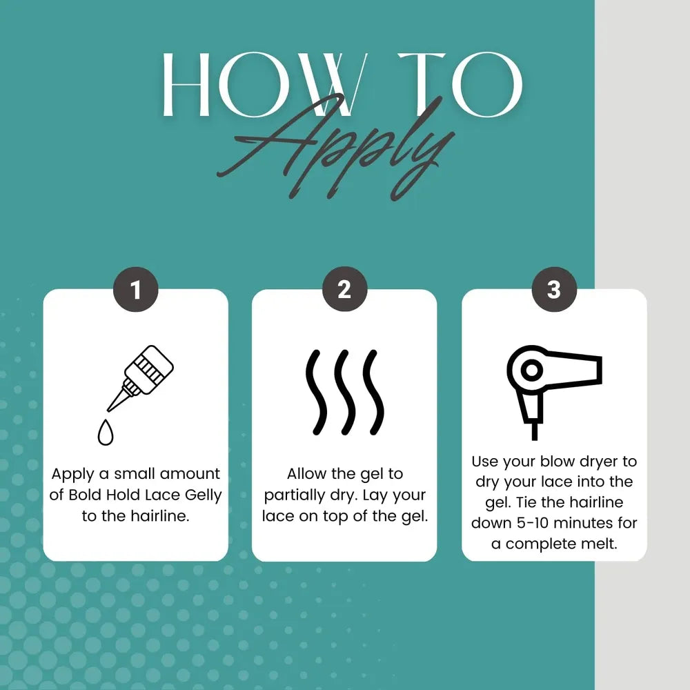 The Hair Diagram - Bold Hold Lace Gelly | Glue - less | Temporary Daily Hold For Lace Front Wigs and Hair Systems | Styling Agent For Baby Hairs | Non Toxic | Alcohol Free | Water Based Formula | 6oz - Beauty Exchange Beauty Supply