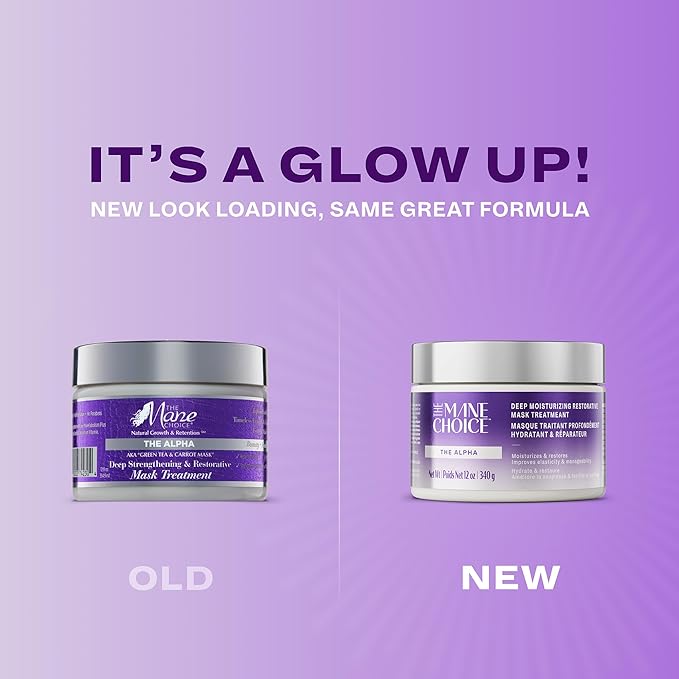 The Mane Choice The Alpha Green Tea & Carrot Restorative Mask – 12 oz - Beauty Exchange Beauty Supply