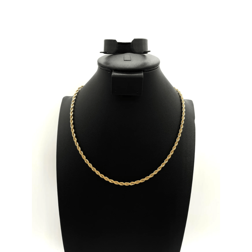 The One Jewelry 14K Chain Flat Cuban Necklace - Gold - Beauty Exchange Beauty Supply