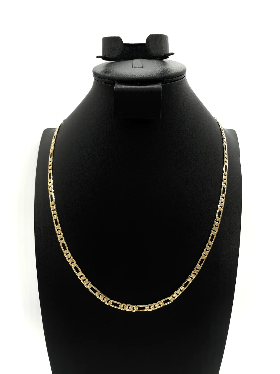The One Jewelry 14K Chain Flat Cuban Necklace - Gold - Beauty Exchange Beauty Supply