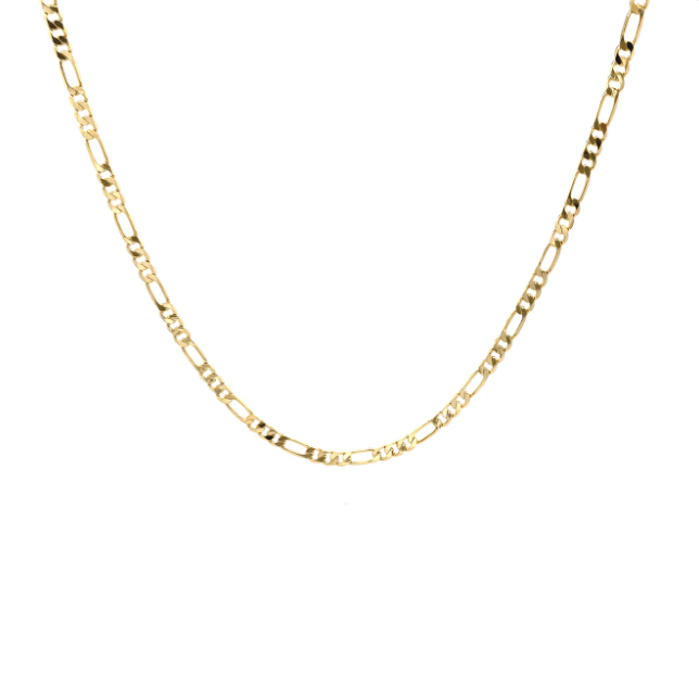 The One Jewelry 14K Chain Flat Cuban Necklace - Gold - Beauty Exchange Beauty Supply