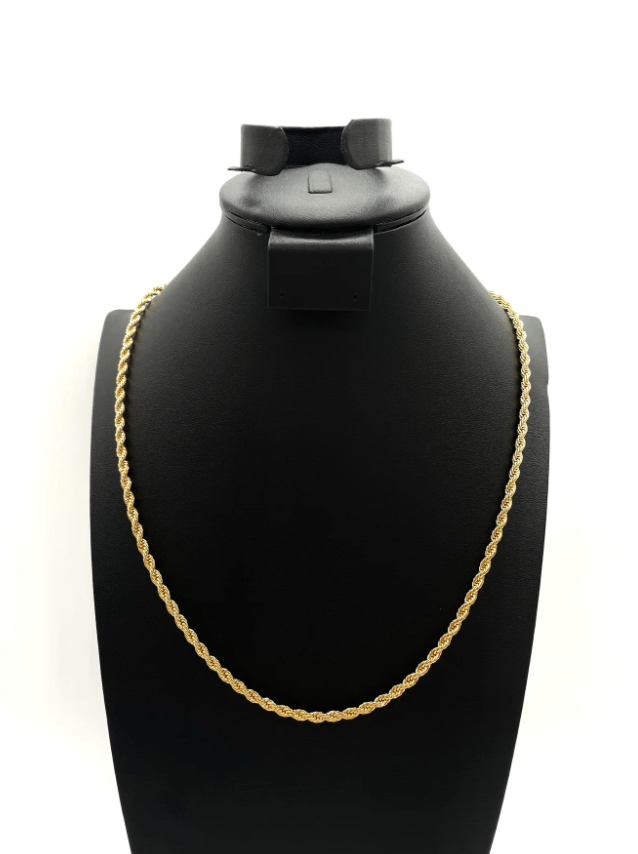 The One Jewelry 14K Chain Flat Cuban Necklace - Gold - Beauty Exchange Beauty Supply