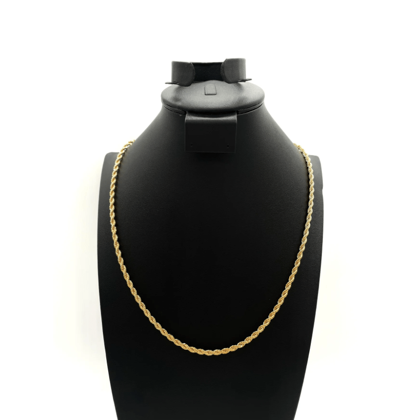 The One Jewelry 14K Chain Flat Cuban Necklace - Gold - Beauty Exchange Beauty Supply