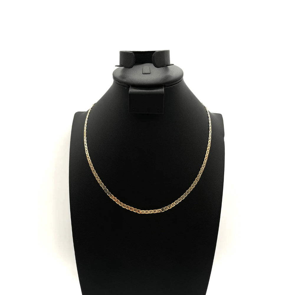 The One Jewelry 14K Chain Flat Cuban Necklace - Gold - Beauty Exchange Beauty Supply