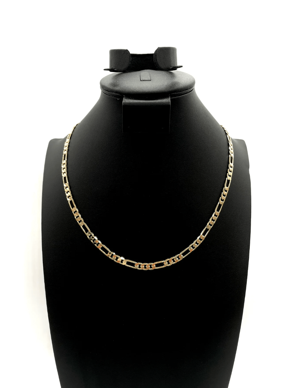 The One Jewelry 14K Chain Flat Cuban Necklace - Gold - Beauty Exchange Beauty Supply