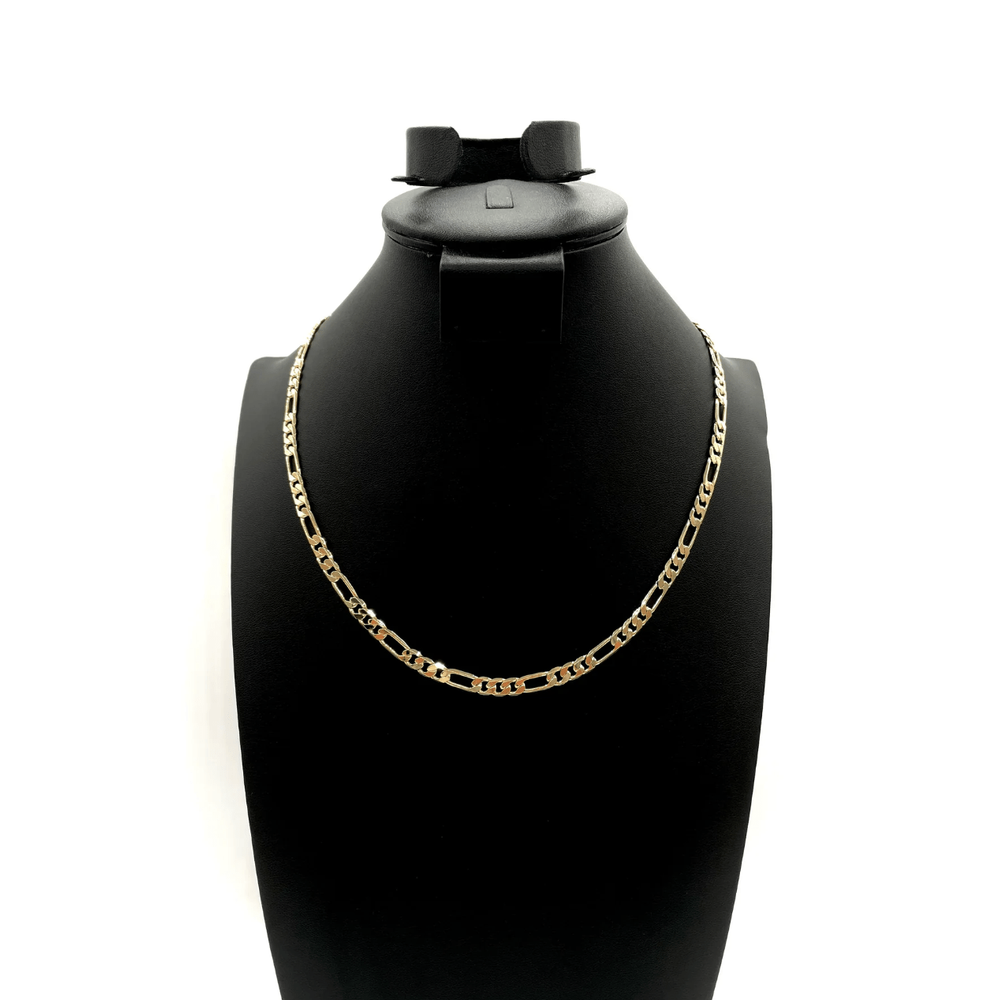 The One Jewelry 14K Chain Flat Cuban Necklace - Gold - Beauty Exchange Beauty Supply