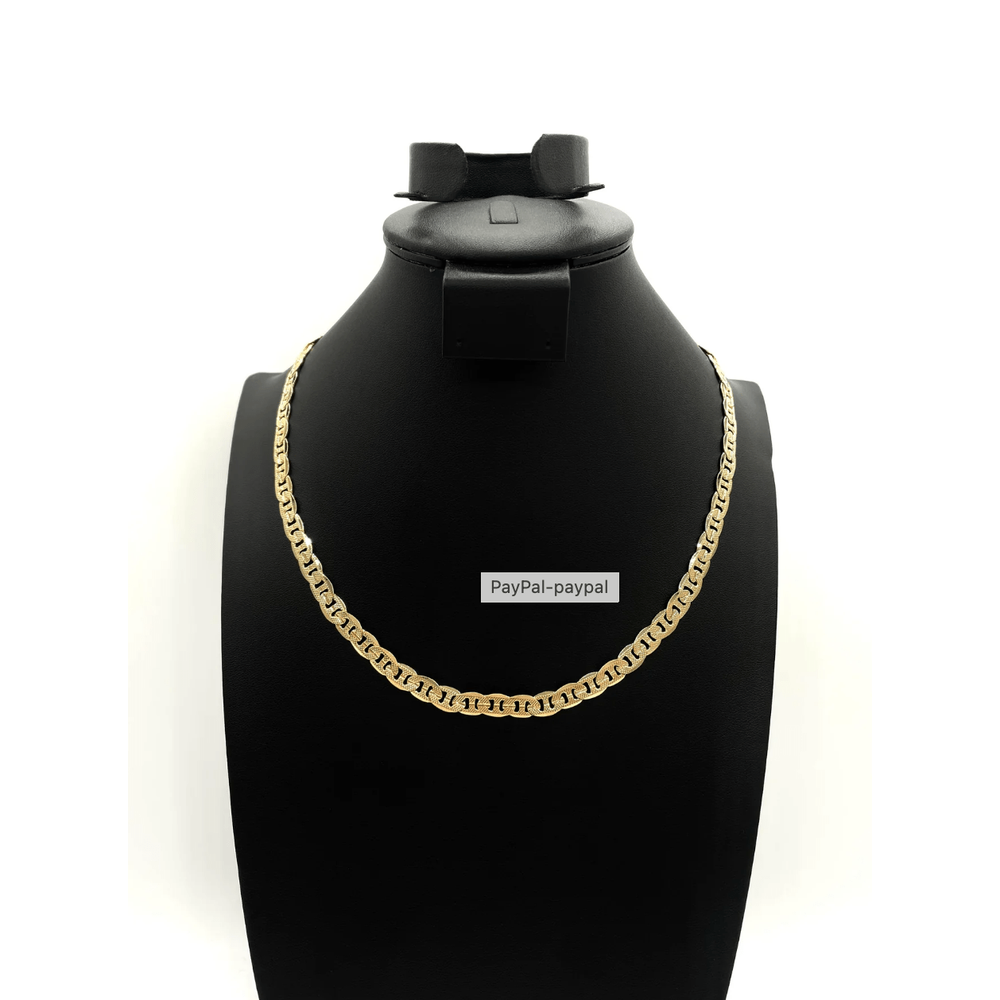 The One Jewelry 14K Chain Flat Cuban Necklace - Gold - Beauty Exchange Beauty Supply