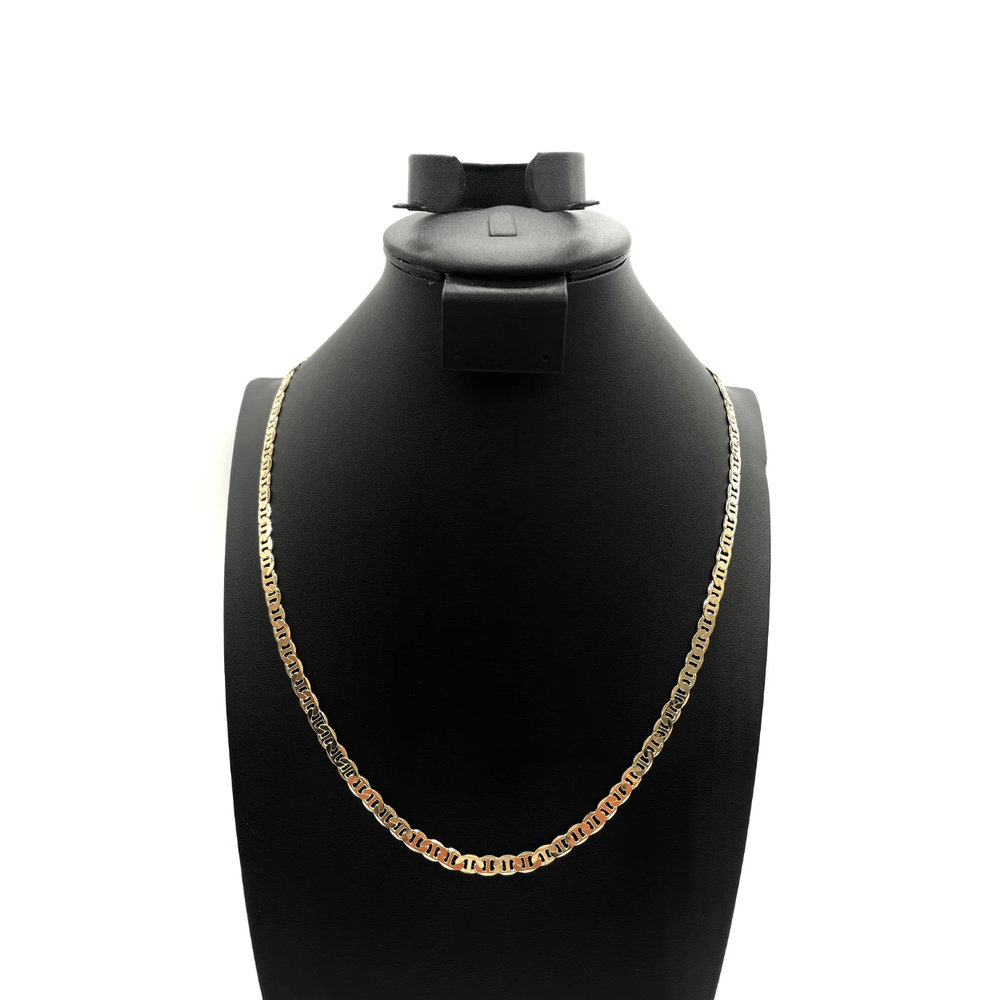 The One Jewelry 14K Chain Flat Cuban Necklace - Gold - Beauty Exchange Beauty Supply