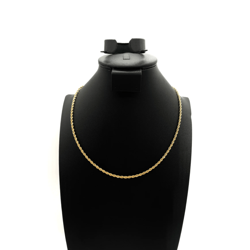 The One Jewelry 14K Chain Flat Cuban Necklace - Gold - Beauty Exchange Beauty Supply