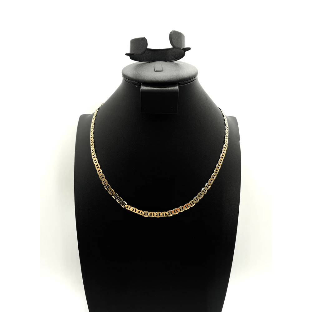 The One Jewelry 14K Chain Flat Cuban Necklace - Gold - Beauty Exchange Beauty Supply