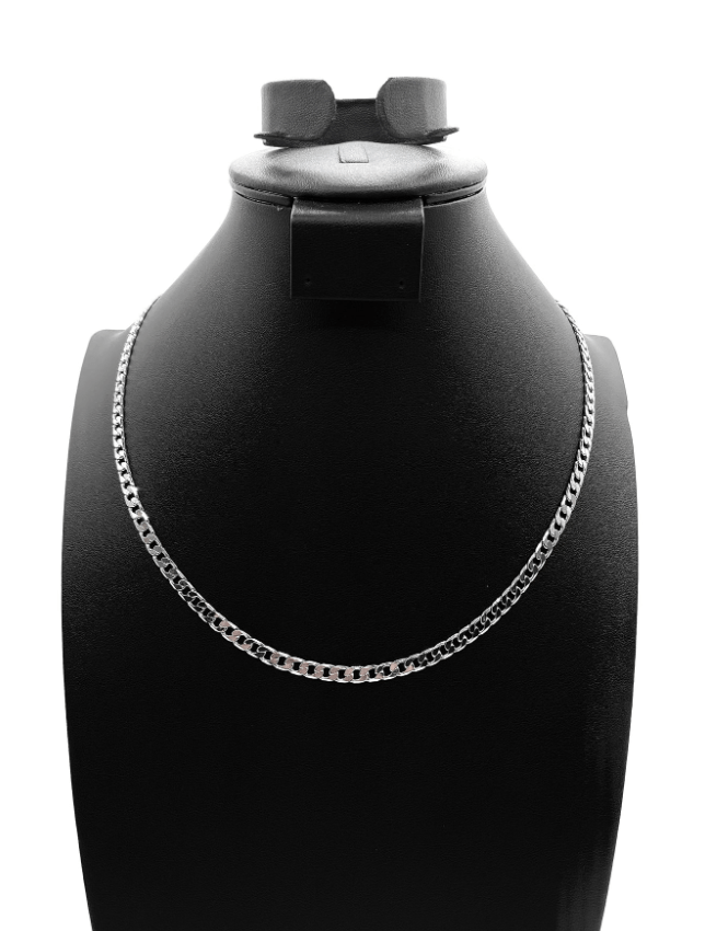 The One Jewelry 14K Chain Necklace - Silver - Beauty Exchange Beauty Supply