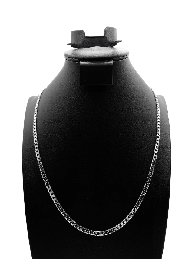 The One Jewelry 14K Chain Necklace - Silver - Beauty Exchange Beauty Supply