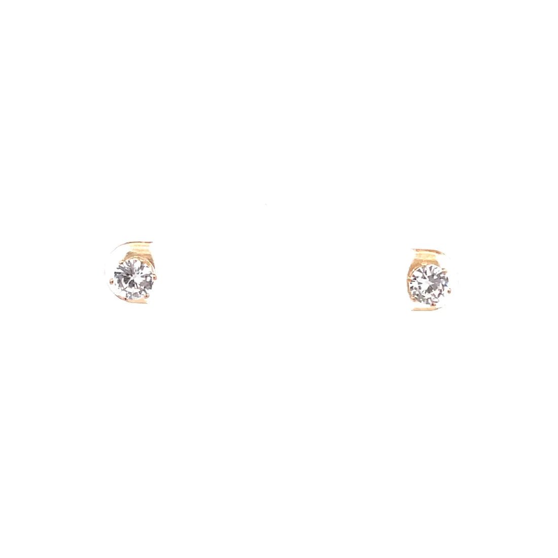 The One Jewelry Cubic Zirconia Round Earrings - Beauty Exchange Beauty Supply