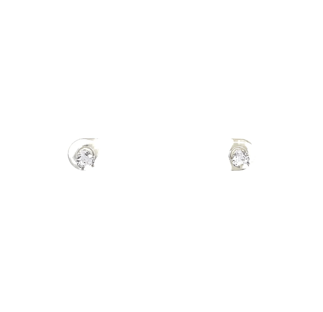 The One Jewelry Floor Cubic Zirconia Earrings - Heart - Beauty Exchange Beauty Supply