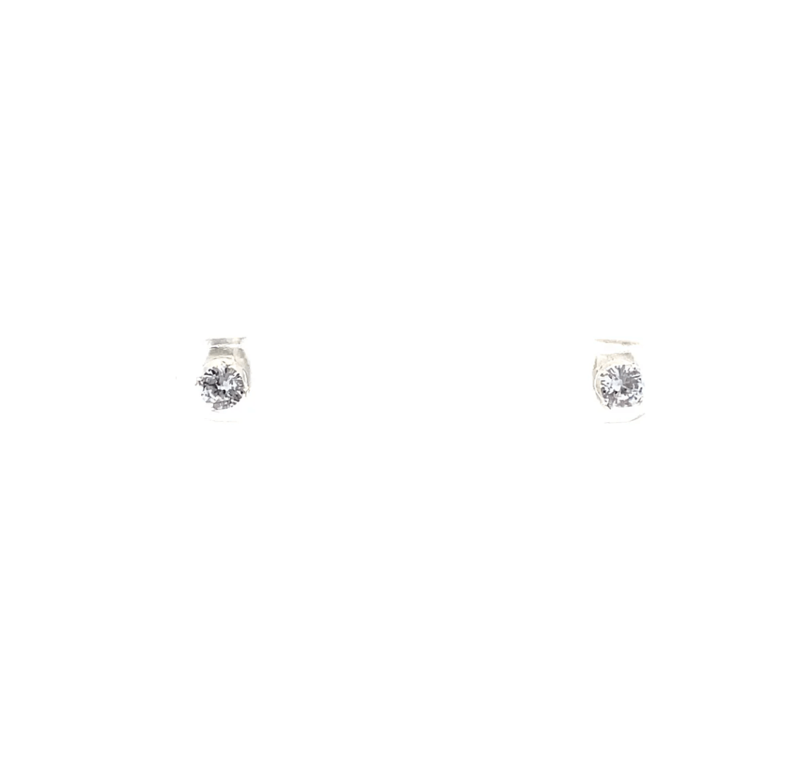 The One Jewelry Floor Cubic Zirconia Earrings - Round - Beauty Exchange Beauty Supply