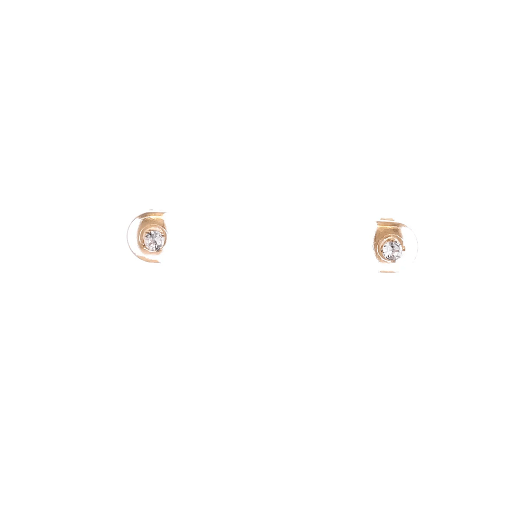 The One Jewelry Floor Cubic Zirconia Earrings - Round - Beauty Exchange Beauty Supply