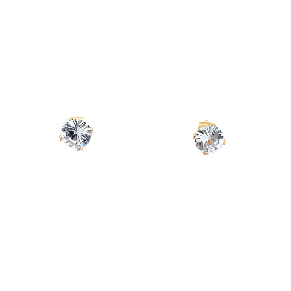 The One Jewelry Floor Cubic Zirconia Earrings - Round - Beauty Exchange Beauty Supply