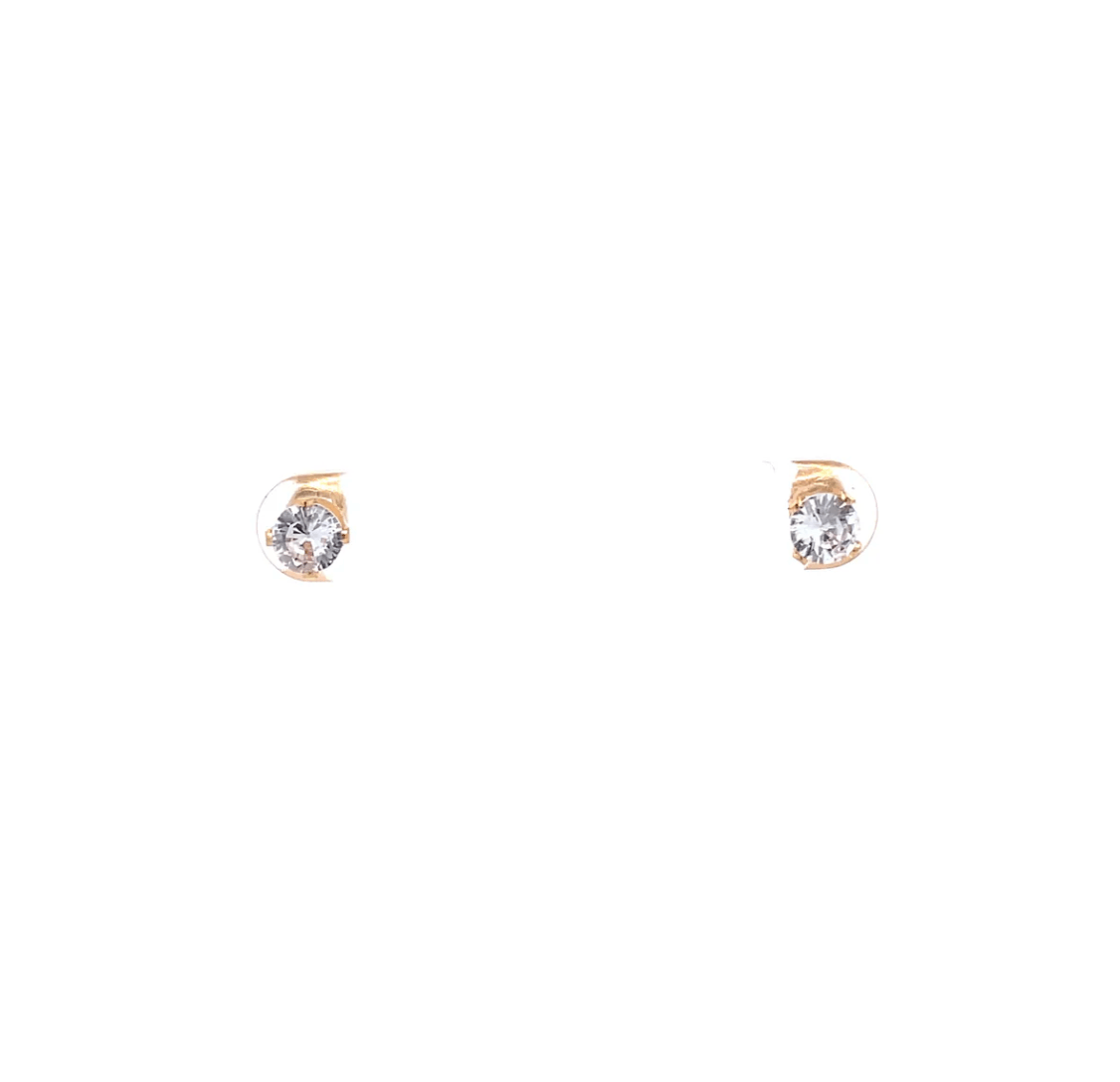 The One Jewelry Floor Cubic Zirconia Earrings - Round - Beauty Exchange Beauty Supply