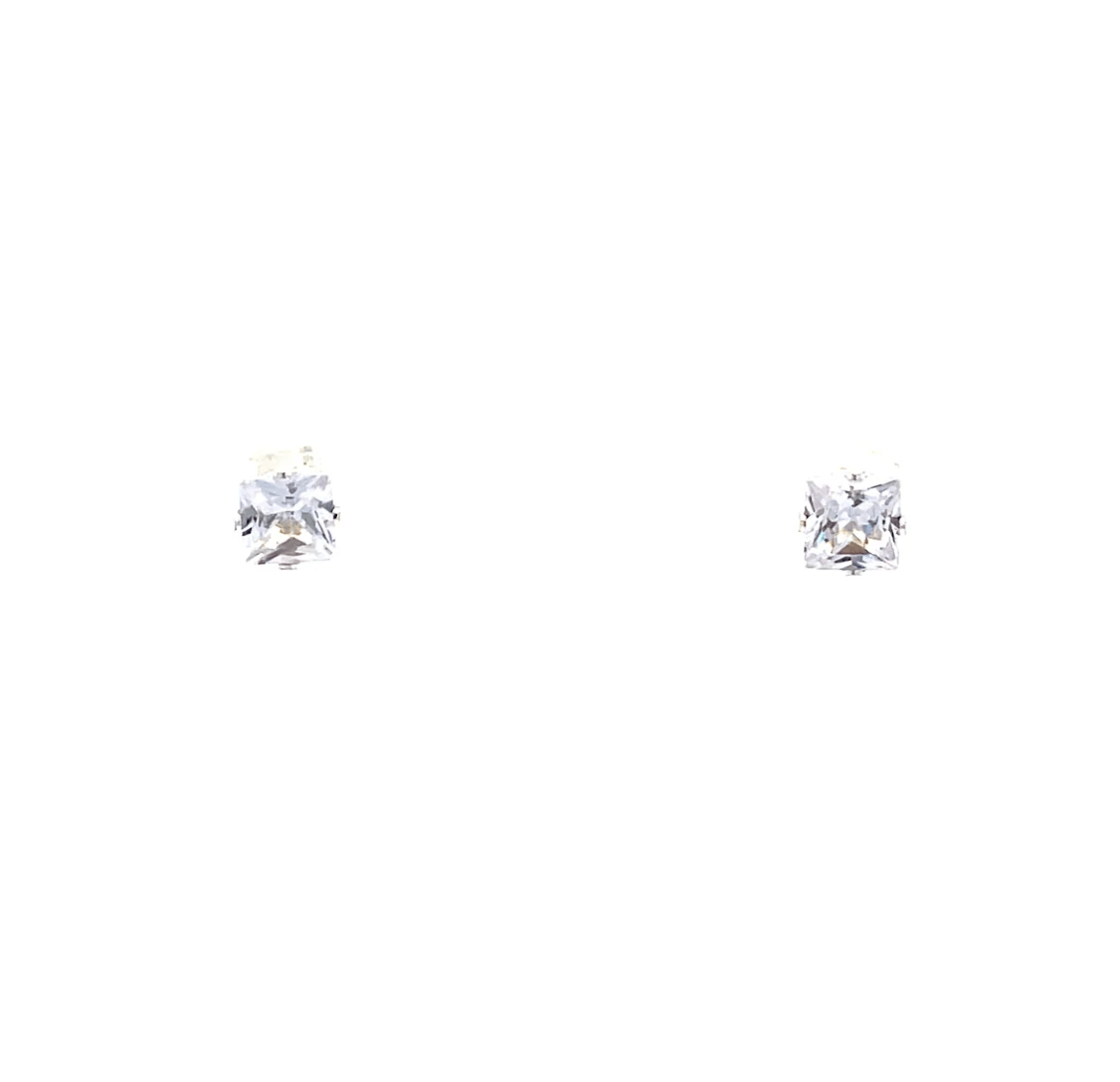The One Jewelry Floor Cubic Zirconia Earrings - Square - Beauty Exchange Beauty Supply