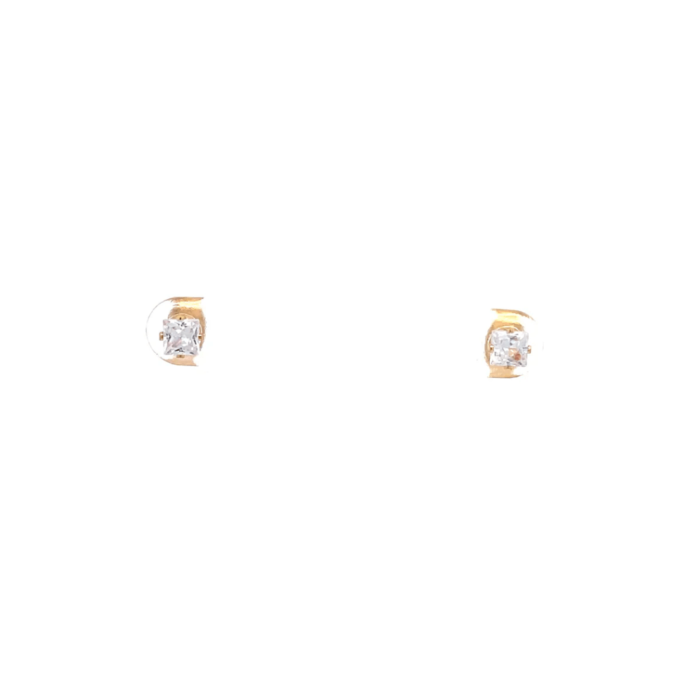 The One Jewelry Floor Cubic Zirconia Earrings - Square - Beauty Exchange Beauty Supply