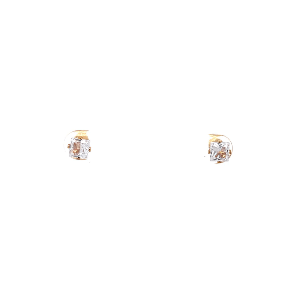 The One Jewelry Floor Cubic Zirconia Earrings - Square - Beauty Exchange Beauty Supply