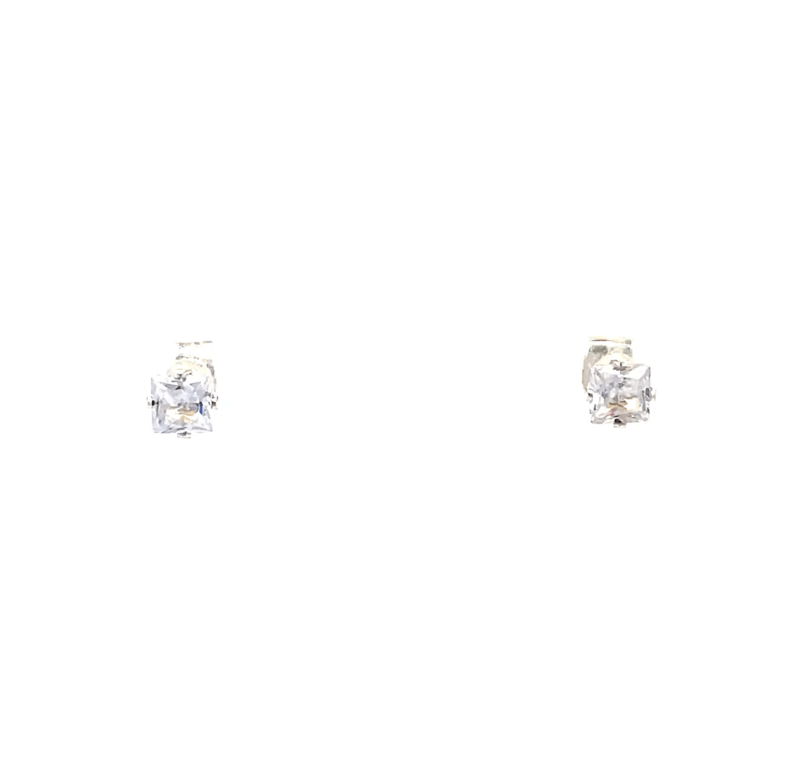 The One Jewelry Floor Cubic Zirconia Earrings - Square - Beauty Exchange Beauty Supply