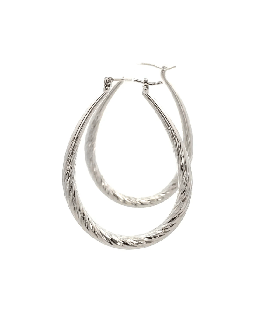 The One Jewelry Hollow Design Earring - Oval - Beauty Exchange Beauty Supply