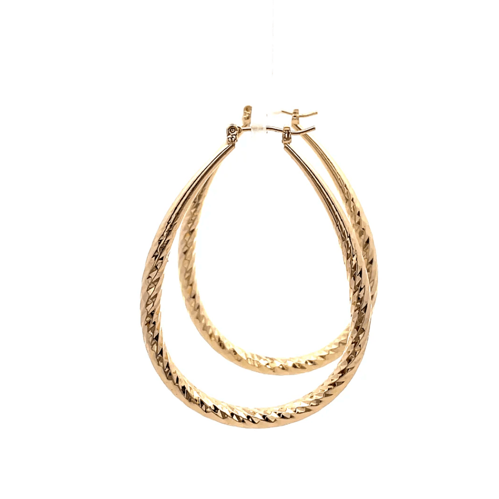 The One Jewelry Hollow Design Earring - Oval - Beauty Exchange Beauty Supply