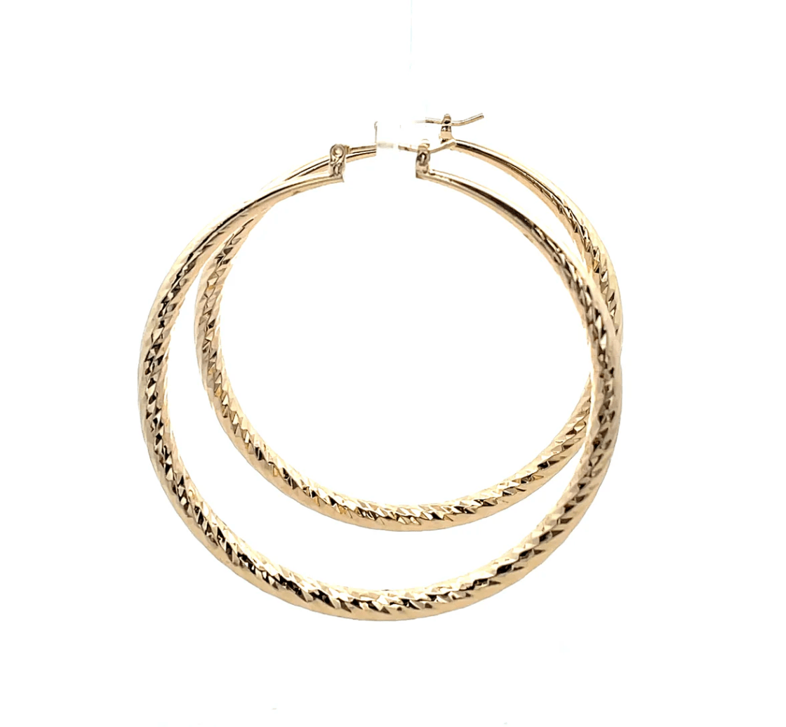 The One Jewelry Hollow Design Earring - Round - Beauty Exchange Beauty Supply