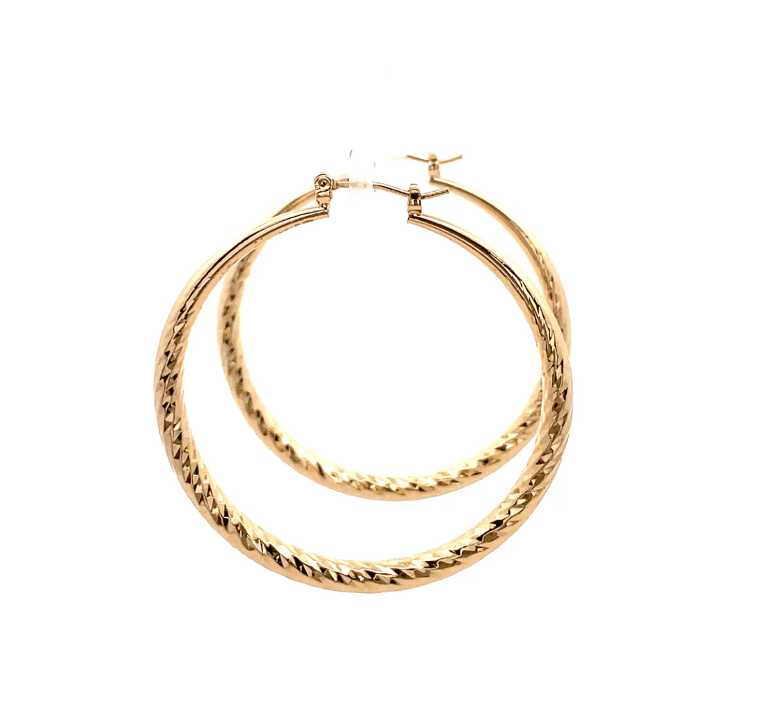 The One Jewelry Hollow Design Earring - Round - Beauty Exchange Beauty Supply